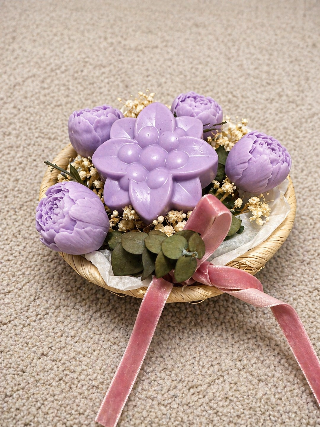 Flower Soap Baskets