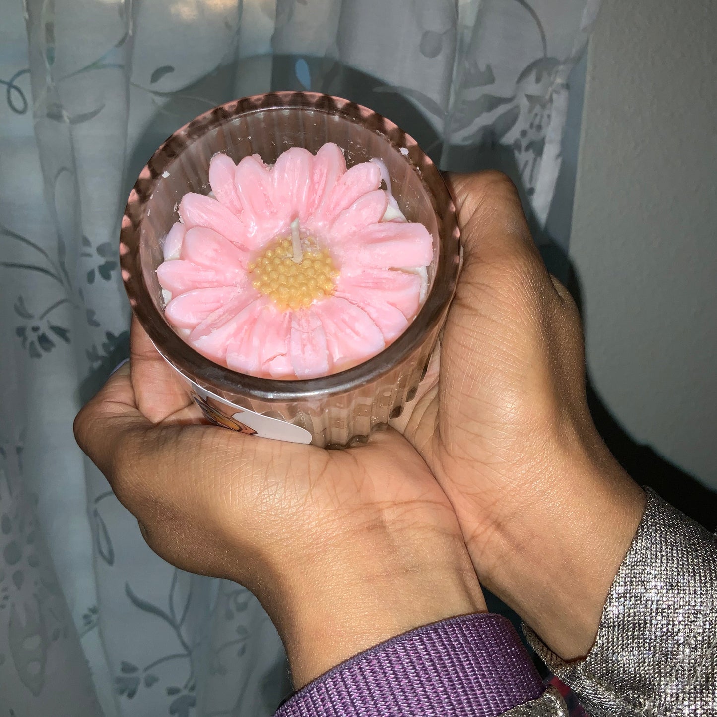 Spring Flower Candle