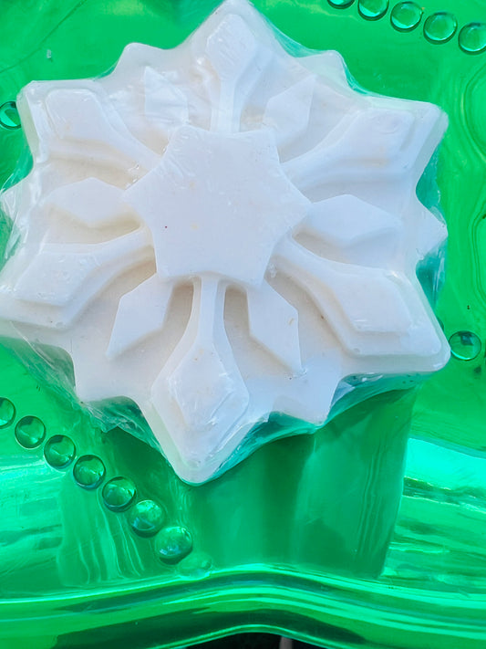 Snowflake soap