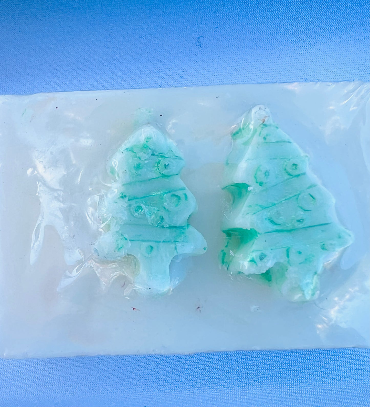 Christmas tree glycerin soap