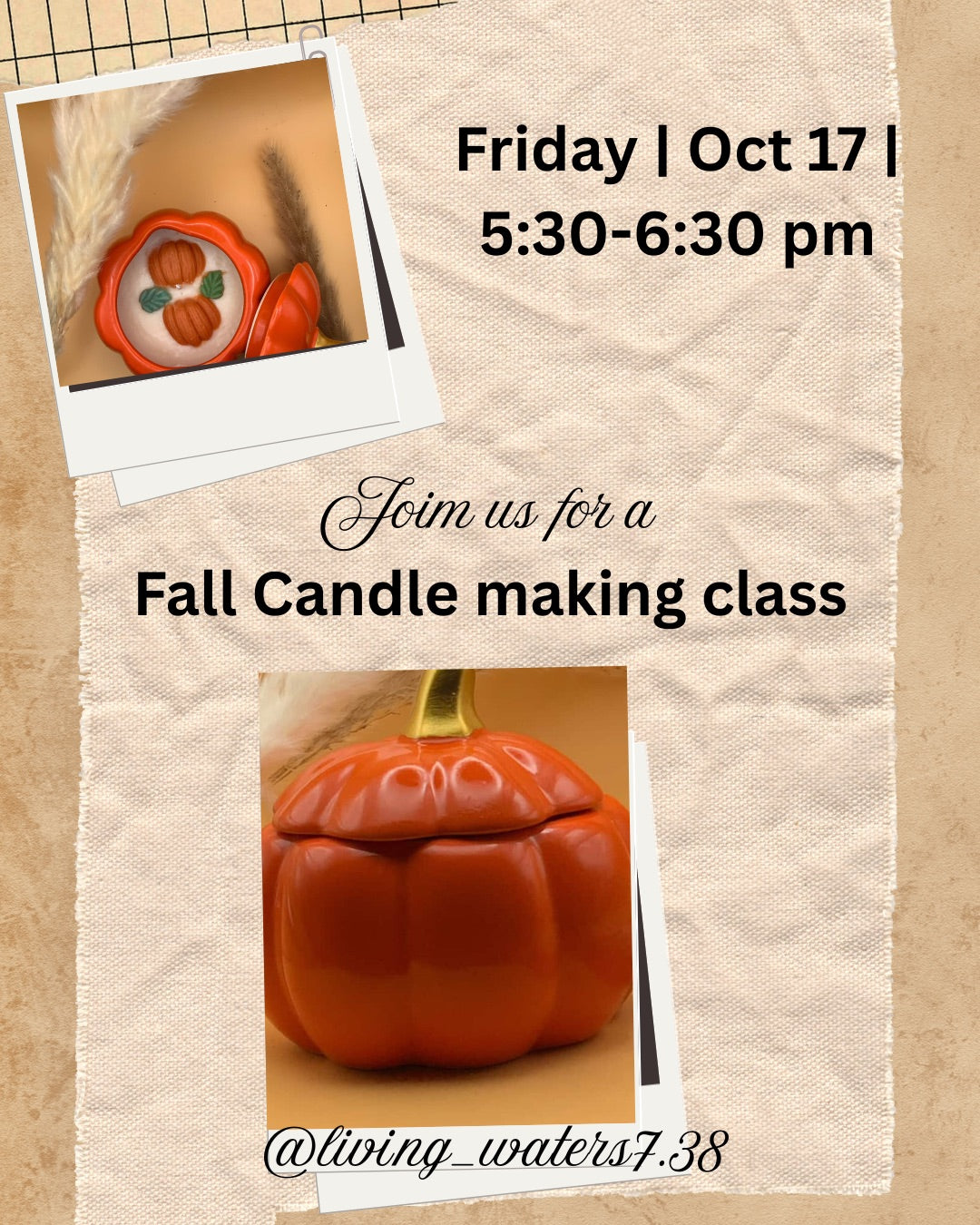 Candle making Class