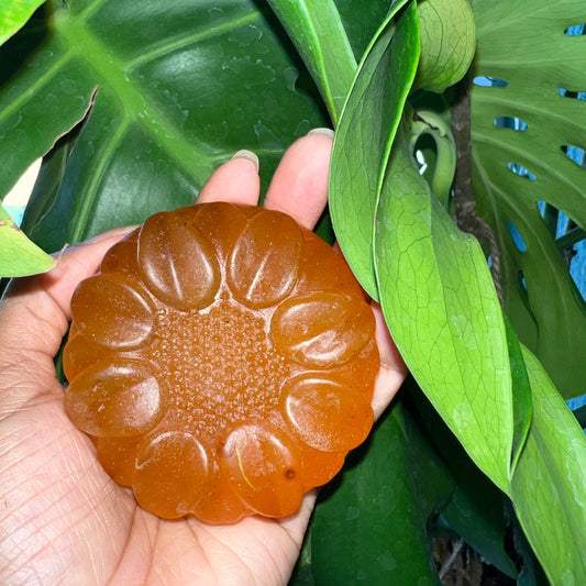 Featuring Cadenula, Tumeric, and Amber Flower Soap 🌼