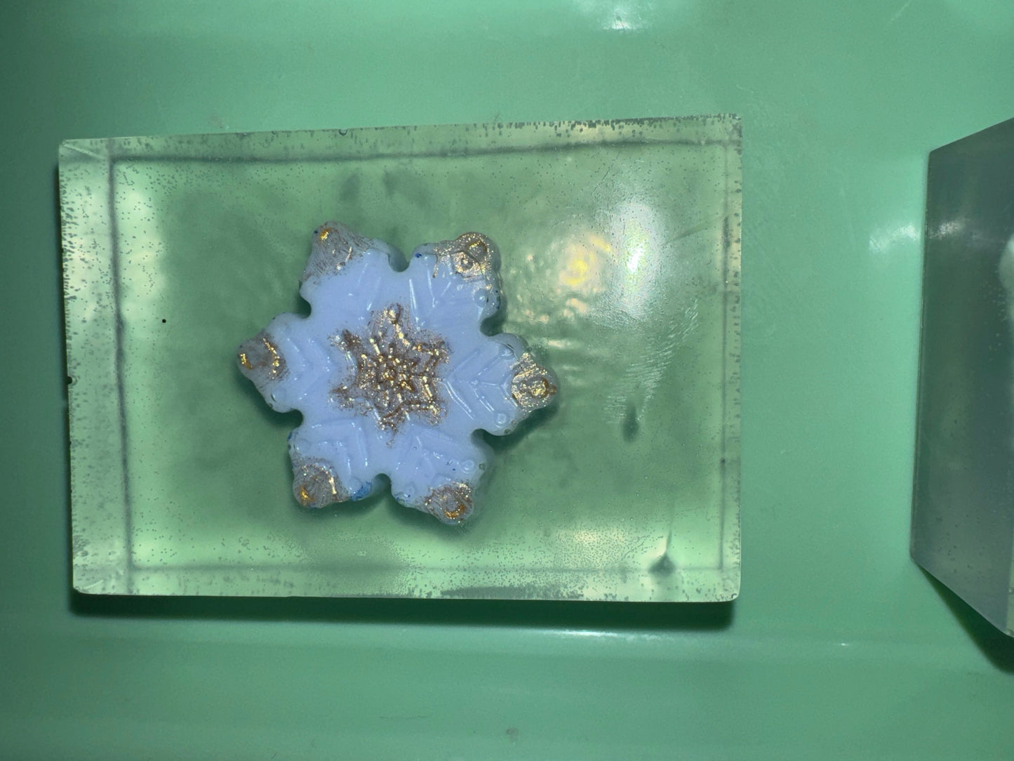 Snowflake Soap bar