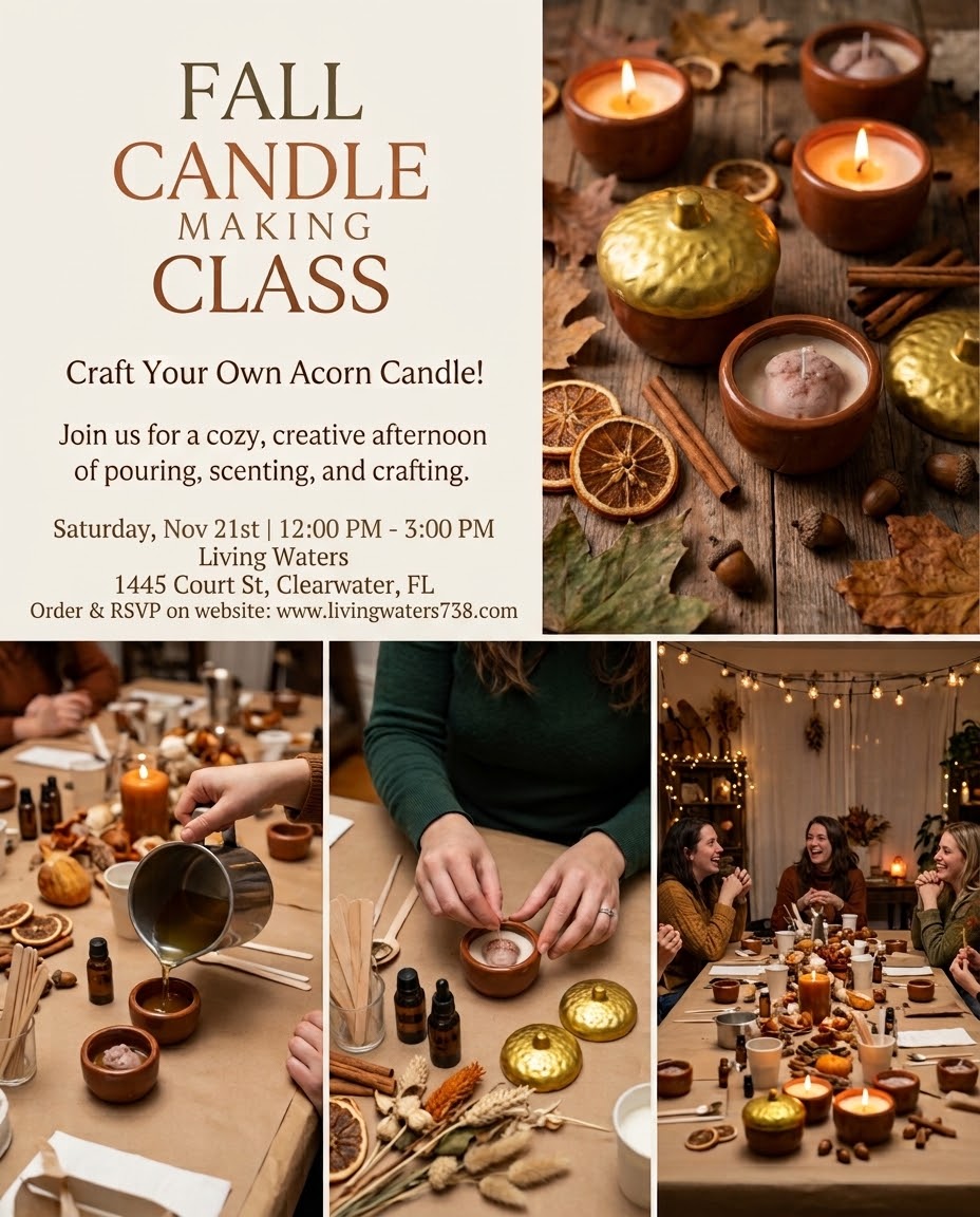 Acorn Candle making class