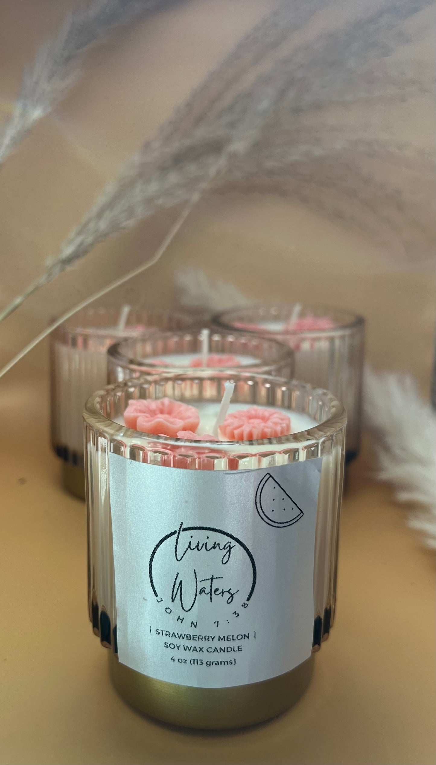 Strawberry Melon Soy Candle