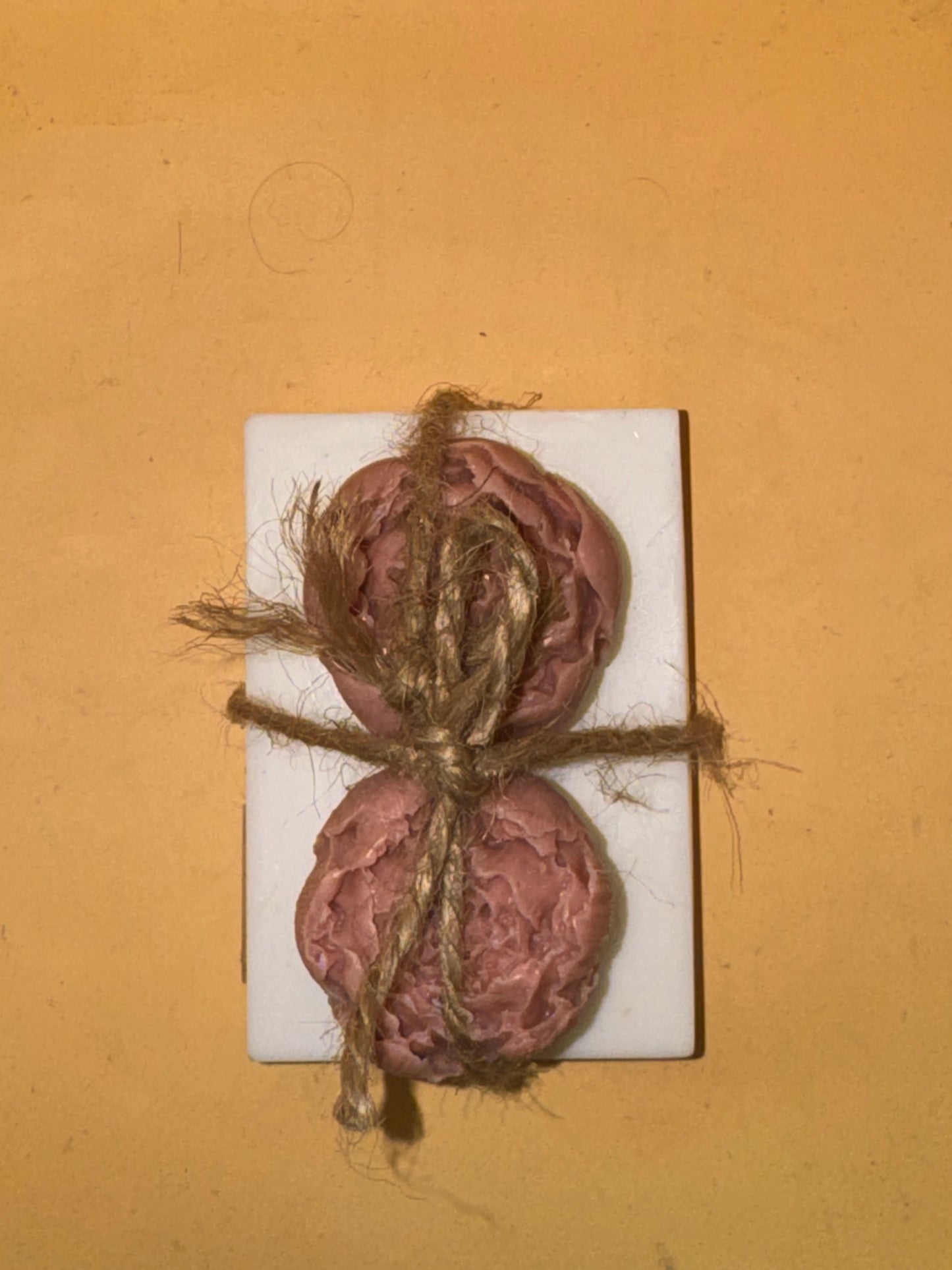 Custom Peony flower with Vanilla Soap Bar